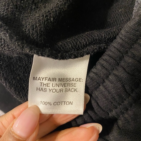 Mayfair The Label x The Uncomfortable Black sweatpants M/L - Picture 10 of 11